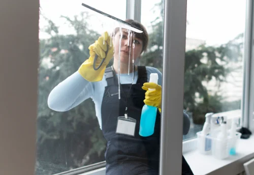 Nettoyage de vitres intérieures et extérieures à Saulnot